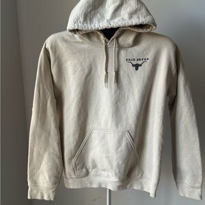 Beige Zach Bryan Hoodie Unisex size Small. Great gently used condition!